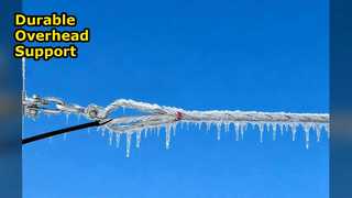 Support de ligne aérienne pour ensemble de suspension 300-3000 mm