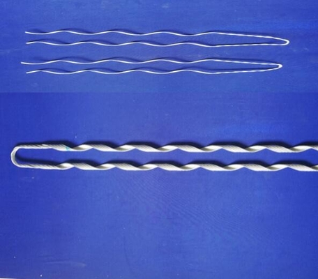 0.5 kg de fil galvanisé zinc préformé à bout mort 50 pièces par boîte
